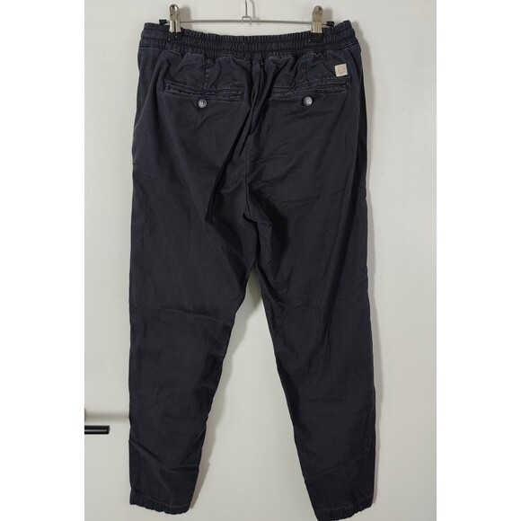 Marine Layer Jogger Pants Mens Medium Black Saturday Slim Fit Huckberry Casual - Picture 2 of 7